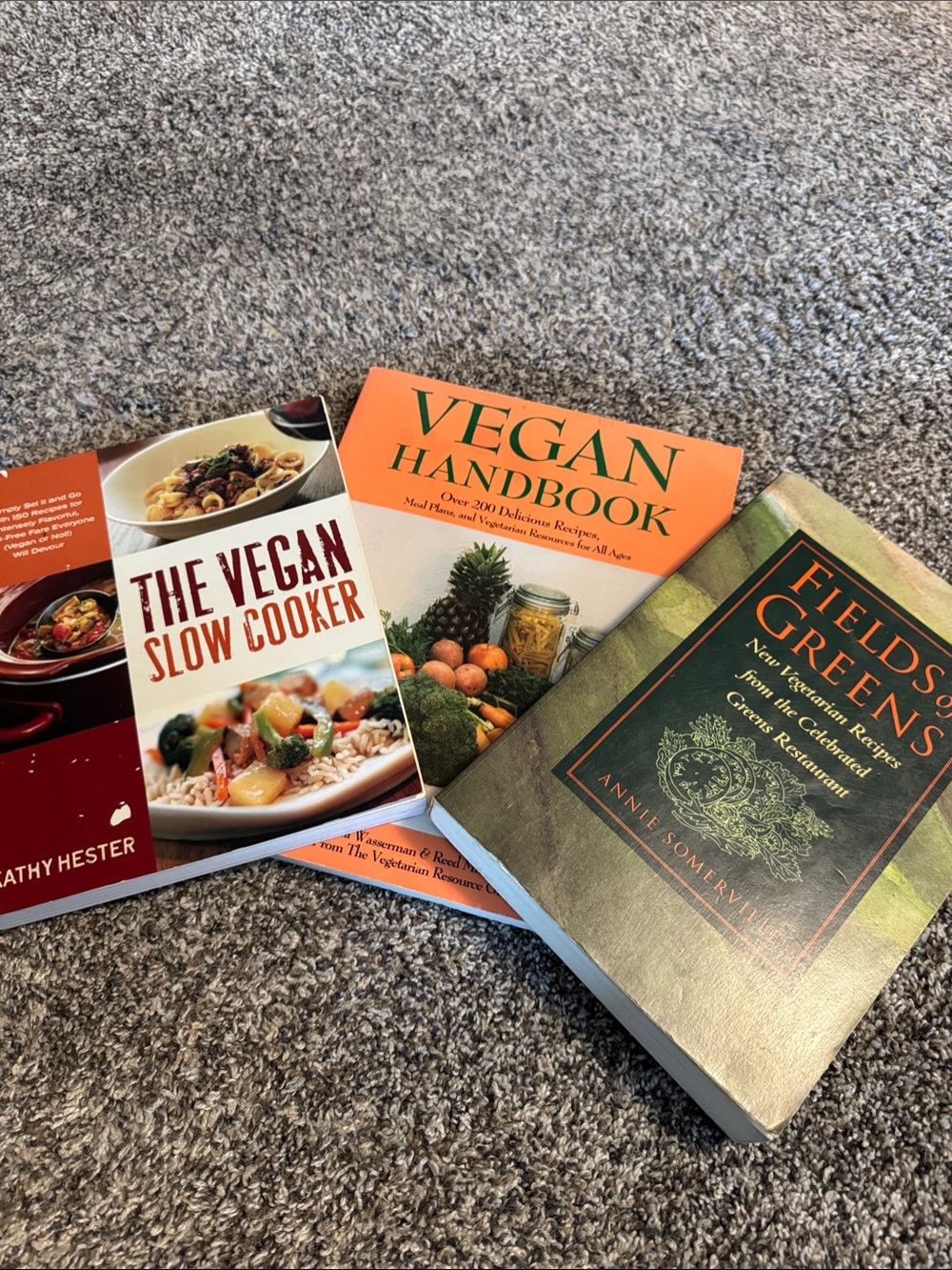 3 Vegan / Vegetarian Cookbooks